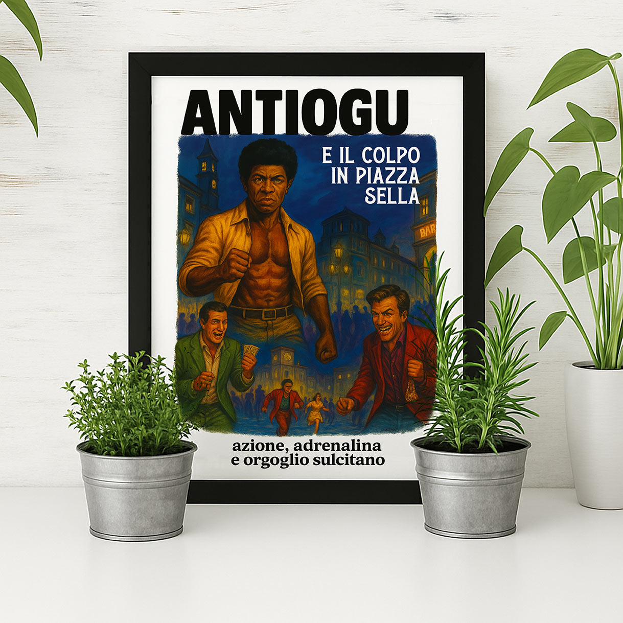Antiogu in Piazza Sella 30x40