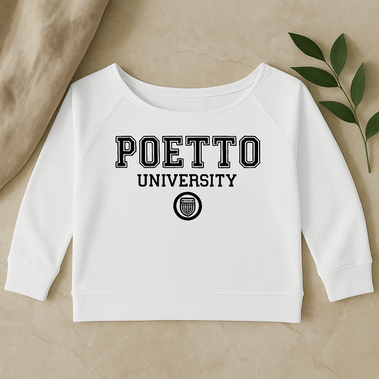 Felpa BIANCA Poetto University S DONNA - Fine serie