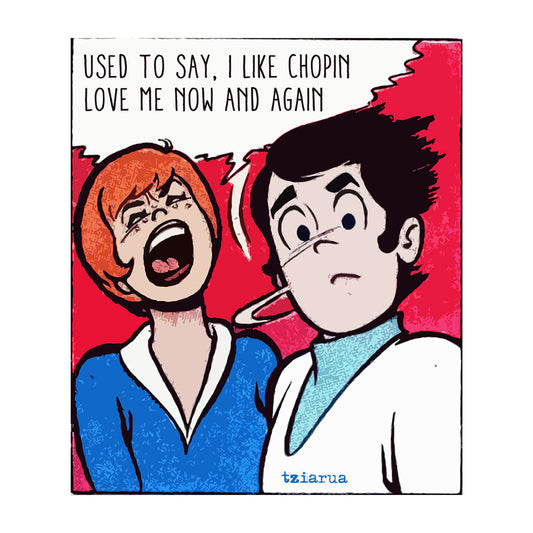 T-Shirt "I Like Chopin" S DONNA - FINE SERIE