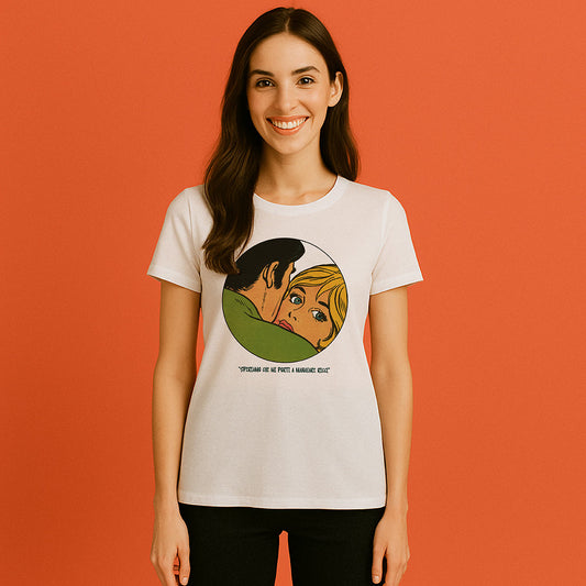 T-Shirt Speriamo mi porti a mangiare ricci DONNA - MAGLIA BASIC