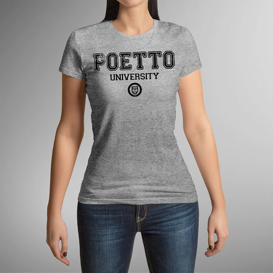 T-Shirt Poetto University S DONNA - Maglia Basic