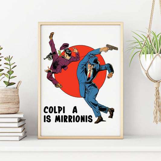 Stampa Colpi a Is Mirrionis 30x40