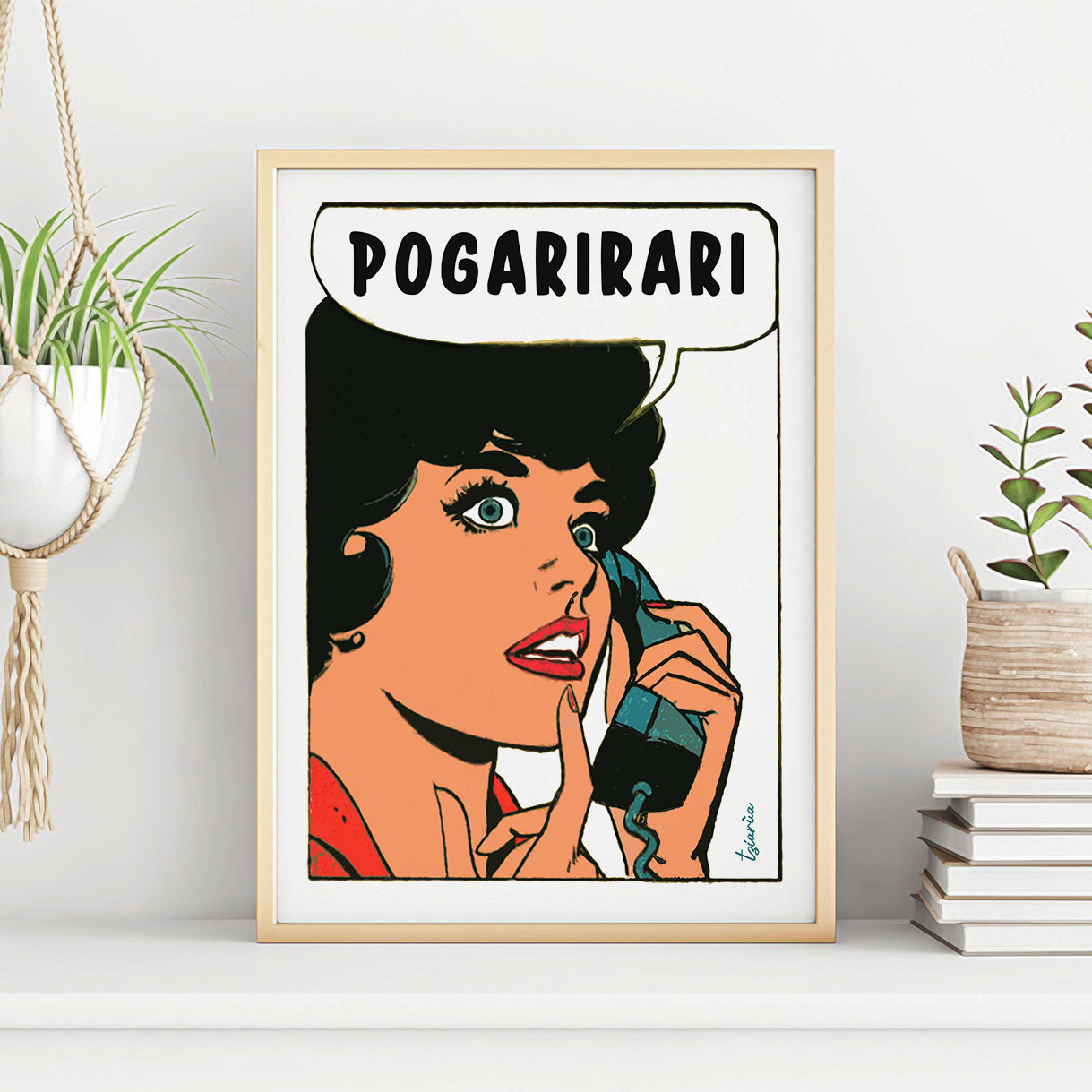 Stampa Pogarirari 30x40