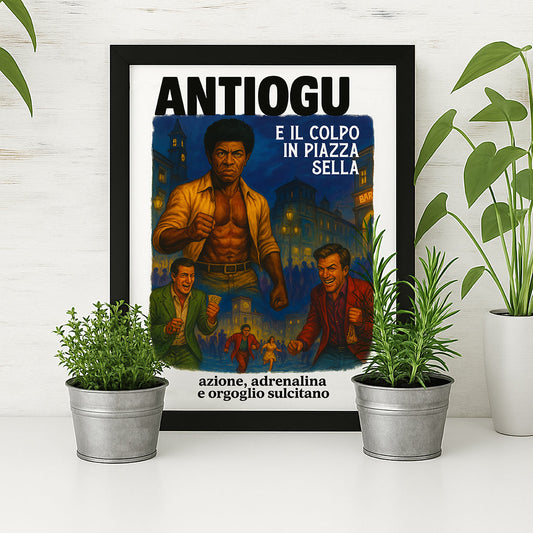Antiogu in Piazza Sella 30x40