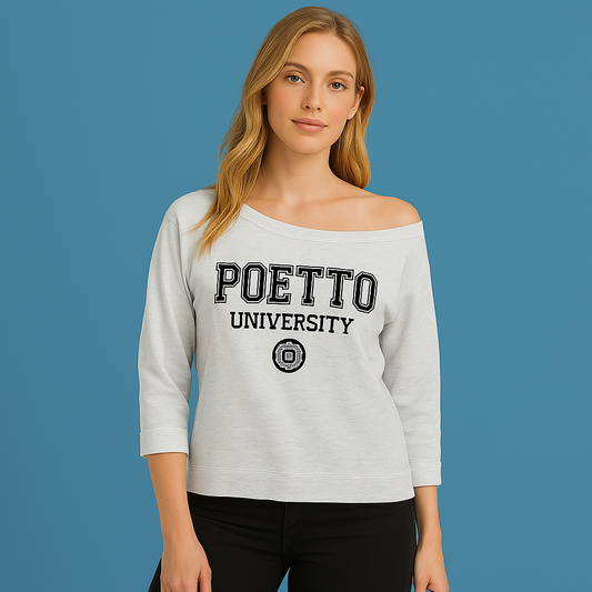 Felpa BIANCA Poetto University S DONNA - Fine serie