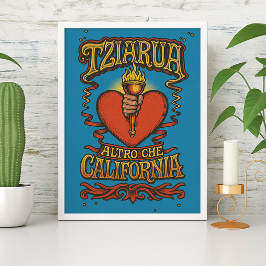 Stampa Tziarùa, altro che California 30x40