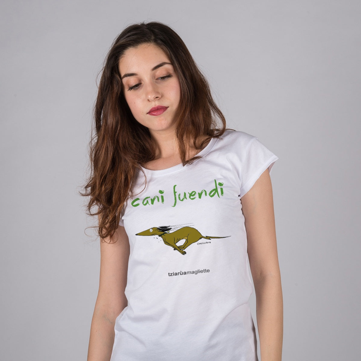 T-Shirt Cani fuendi L DONNA - MAGLIA BASIC