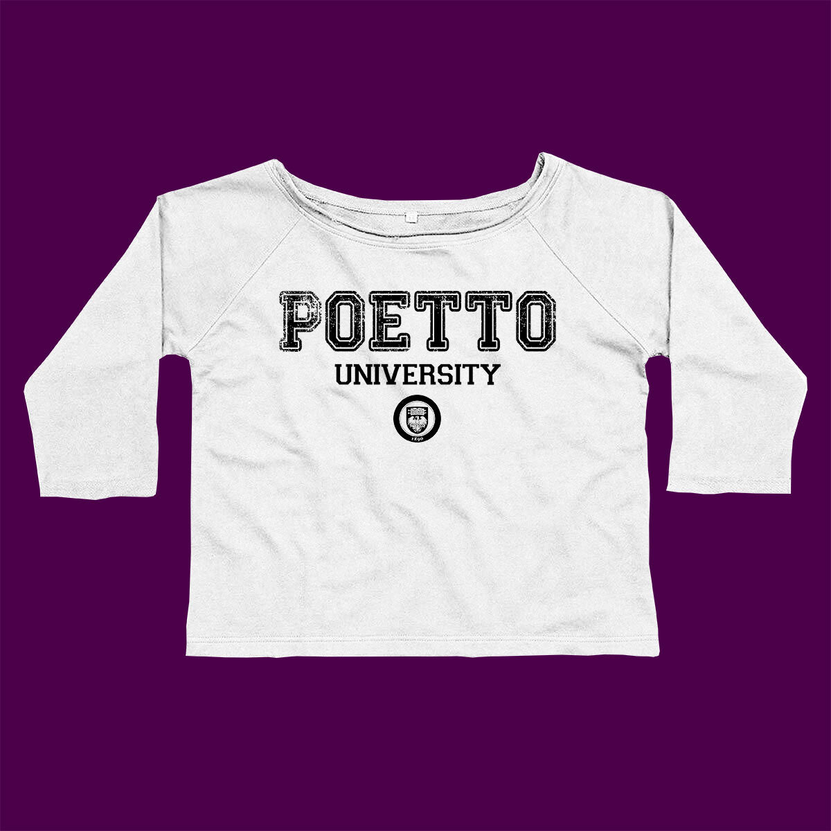 Felpa BIANCA Poetto University S DONNA - Fine serie