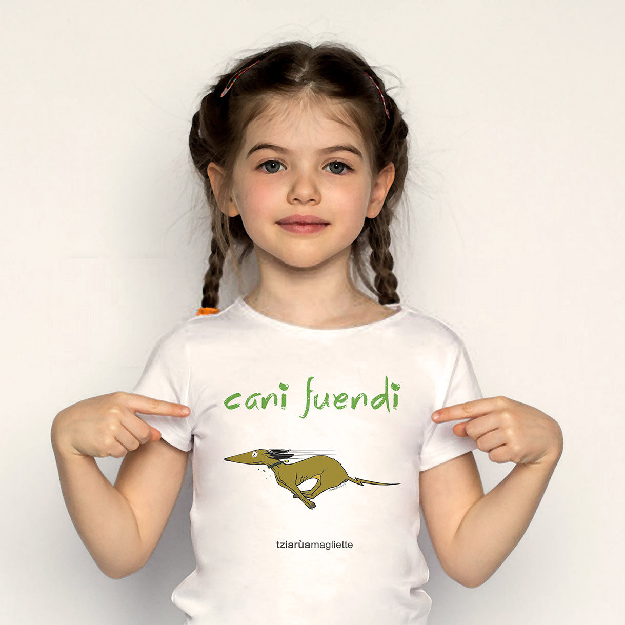 T-Shirt Bambina 1/2 anni Cani Fuendi - Fine serie